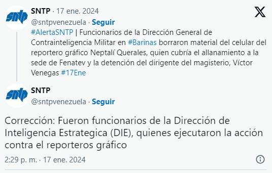DIE arremetió contra reportero gráfico 