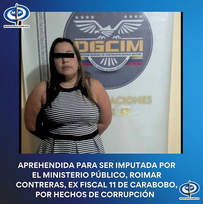 Exfiscal de Carabobo fue detenida por el MP por corrupción