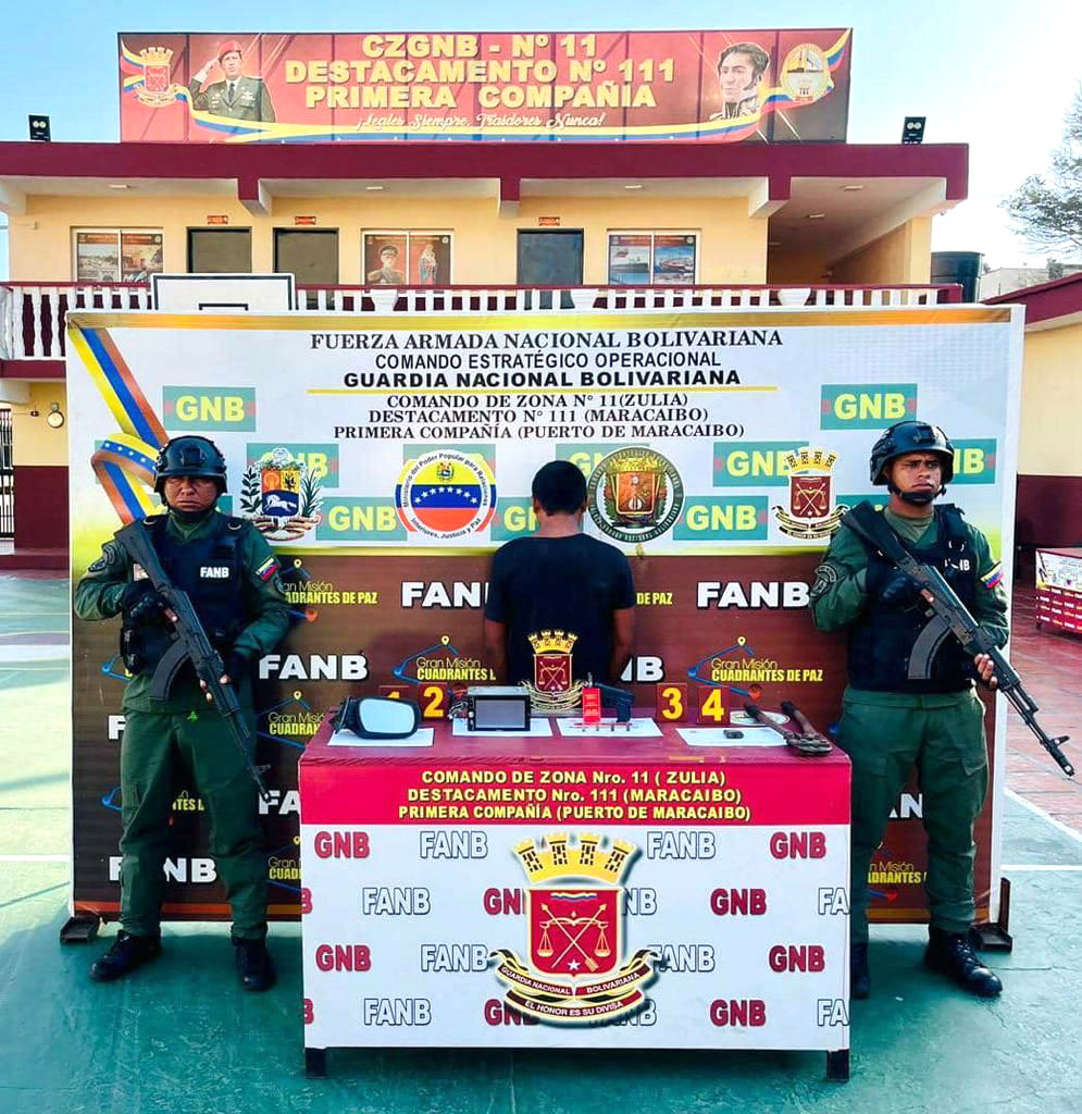 GNB Zulia frustró robo y detuvo al presunto delincuente