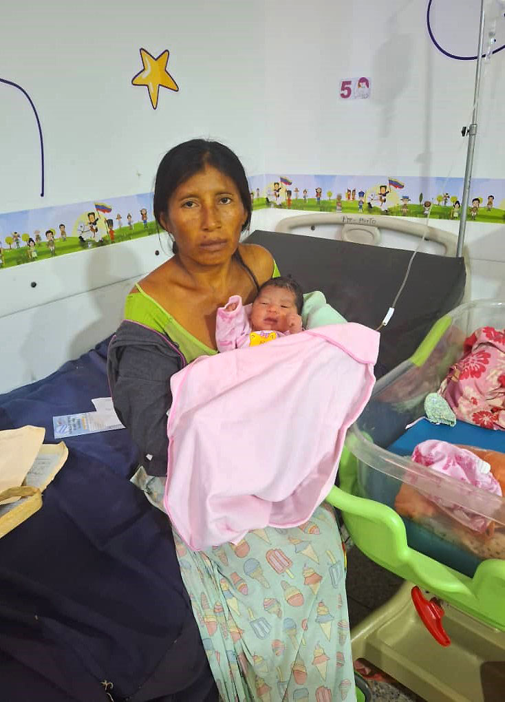María Juana protagonizó el primer nacimiento
