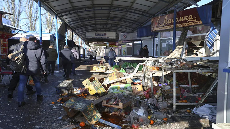 Sube a 25 el número de muertos en un ataque Donetsk