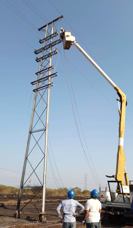 Pdvsa trabaja en la restitución del servicio eléctrico