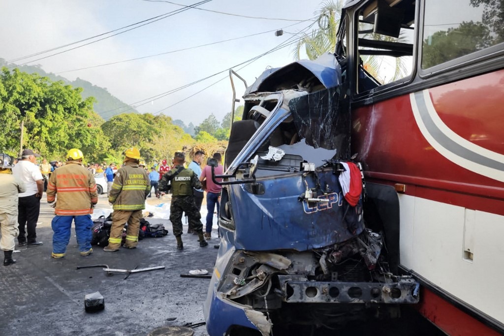 17 muertos al chocar dos autobuses en una ruta de Honduras