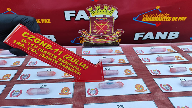 Capturan a mujer con 38 dediles de cocaína