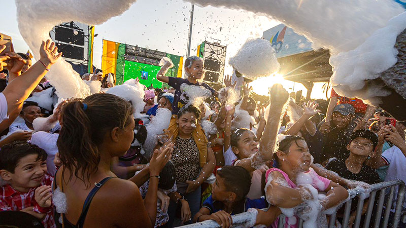 Niños de Maracaibo disfrutaron en los carnavales 2024
