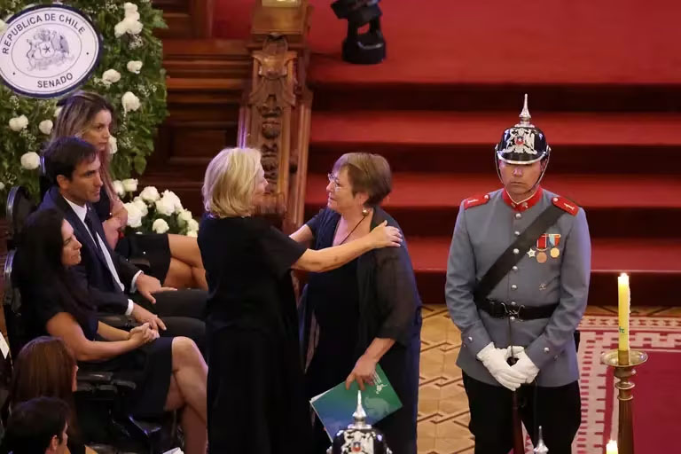 Último adiós al expresidente Sebastián Piñera