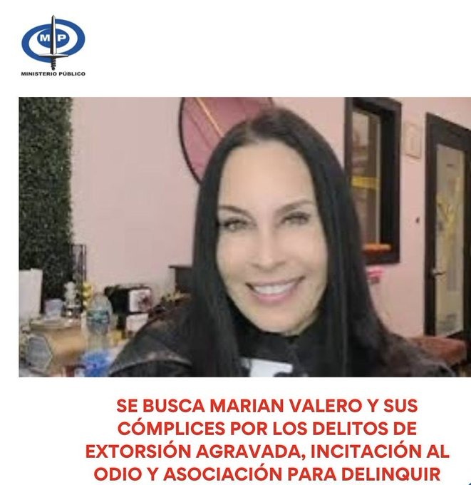 Actriz venezolana Marian Valero es buscada por extorsión agravada
