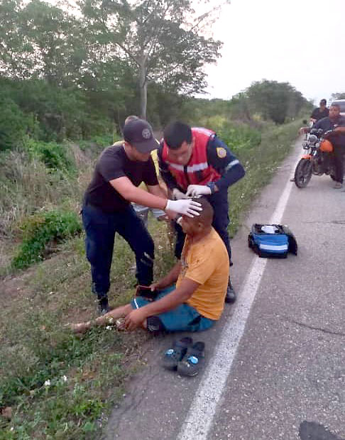 Volcó en la carretera Lara-Zulia