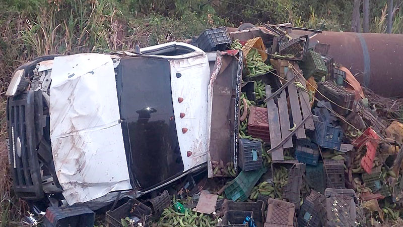 Volcó en la carretera Lara-Zulia