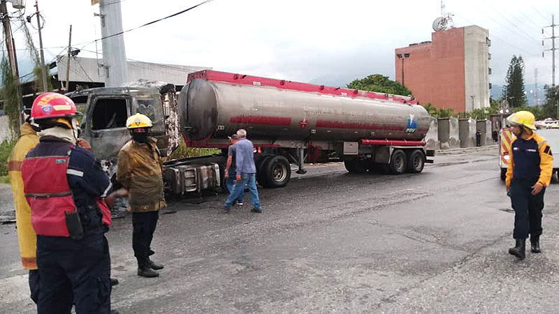 Gandola de Pdvsa se incendió 