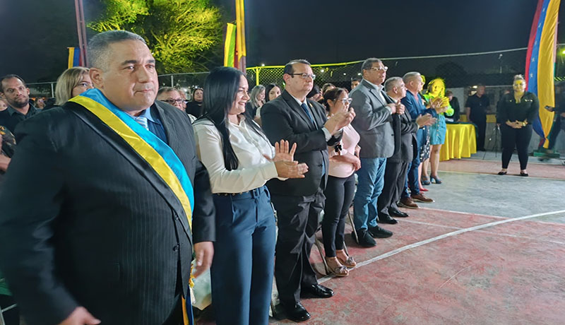 Jhon Ziccardi en su rendición de cuentas 2023. 