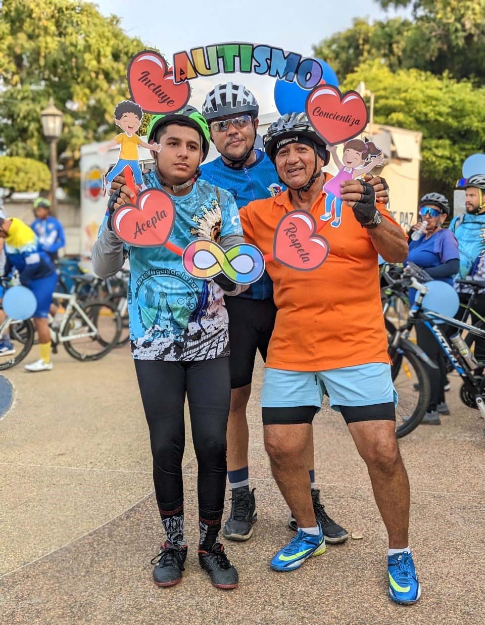 80 ciclistas en Cabimas 