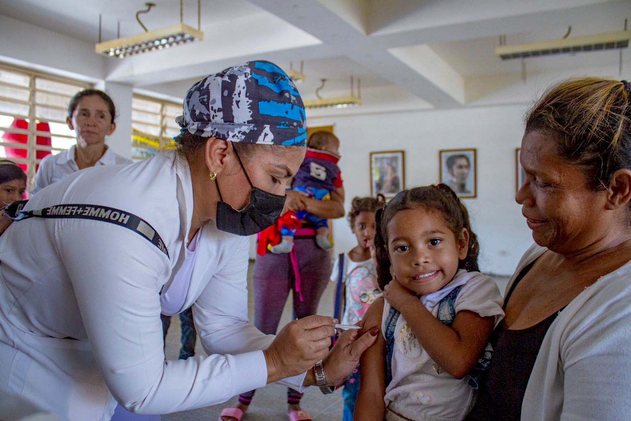 Zulia activo en Celebración Bolivariana de Inmunizaciones
