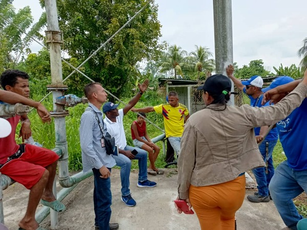 Instalados tres transformadores en Chimomó para restablecer servicio de agua potable