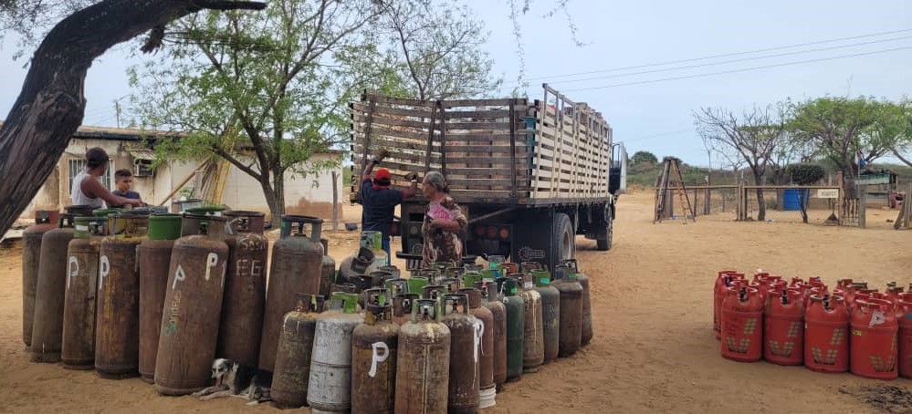 Servicio de gas doméstico en cilindros