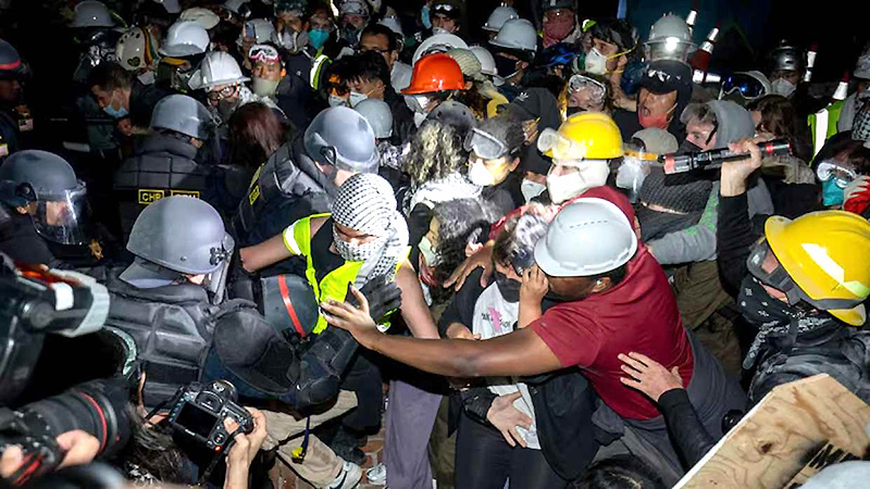 2 mil 200 detenidos por las protestas propalestinas 