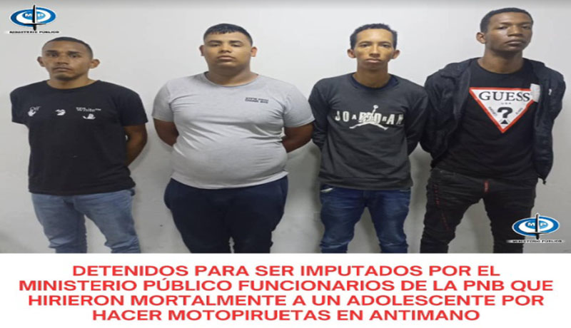 En horas de la noche de este martes falleció el adolescente de 17 años de edad que resultó gravemente herido a manos de funcionarios de la Policía Nacional Bolivariana cuando transitaba en una moto por la parroquia Antímano de Caracas.