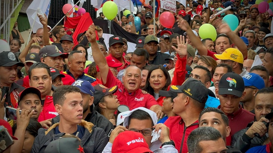 Diosdado Cabello en Aragua