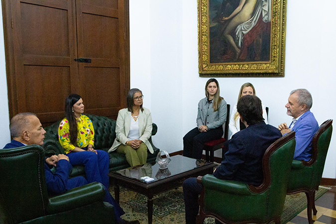 Gobernador Rosales sostuvo encuentro con el cónsul de Italia en Maracaibo y el director del Instituto Italiano de Cultura
