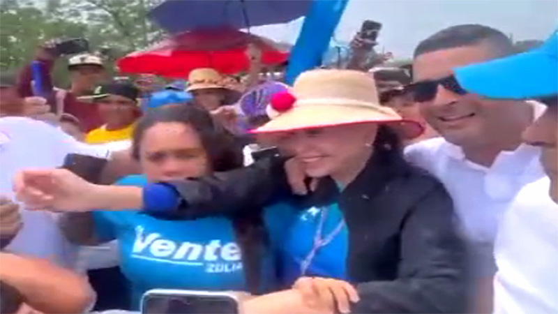 María Corina Machado ya se encuentra en el Zulia