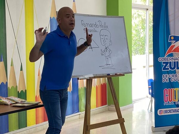 Más de 70 niños de Maracaibo disfrutaron del Taller de Caricatura impartido por Fernando Pinilla (4) Más de 70 niños de Maracaibo disfrutaron del Taller de Caricatura impartido por Fernando Pinilla