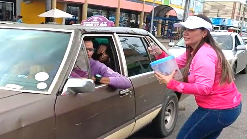 Milagros Rodríguez solidaridad de los Lagunillenses