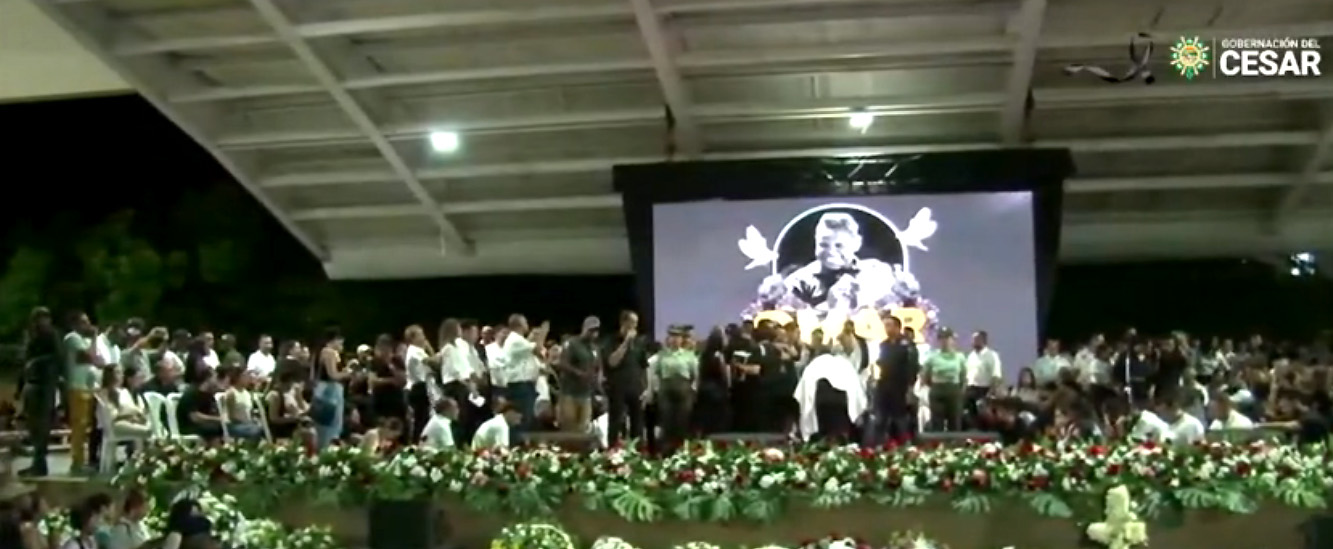 Artistas rinden homenaje a Omar Geles 