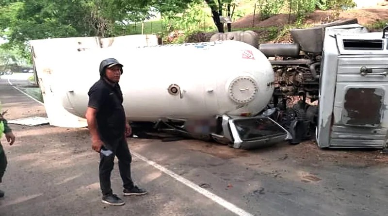 Tres niños entre los ocho fallecidos por el accidente del camión de gas en Guárico