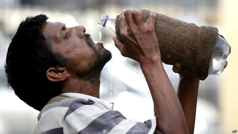 Una decena de muertes en la India por temperaturas
