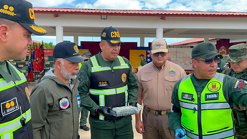 Venezuela ha incautado casi 22 toneladas de droga