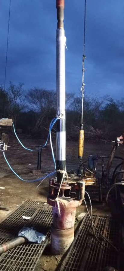 Pozo de agua en Madre Vieja de Bachaquero reactivado