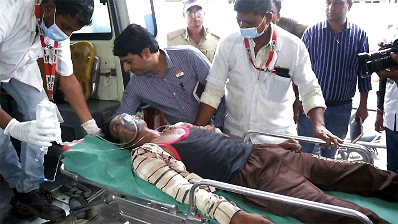 35 muertos y 110 hospitalizados en la India