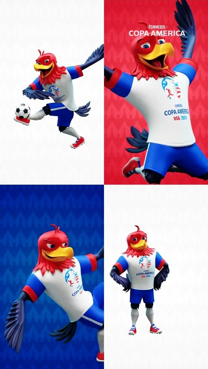 Capitán es la mascota de la Copa América