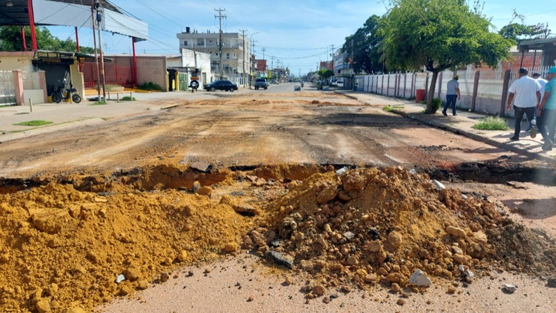 Comenzaron trabajos de rehabilitación de la carretera “N” en Lagunillas (5)