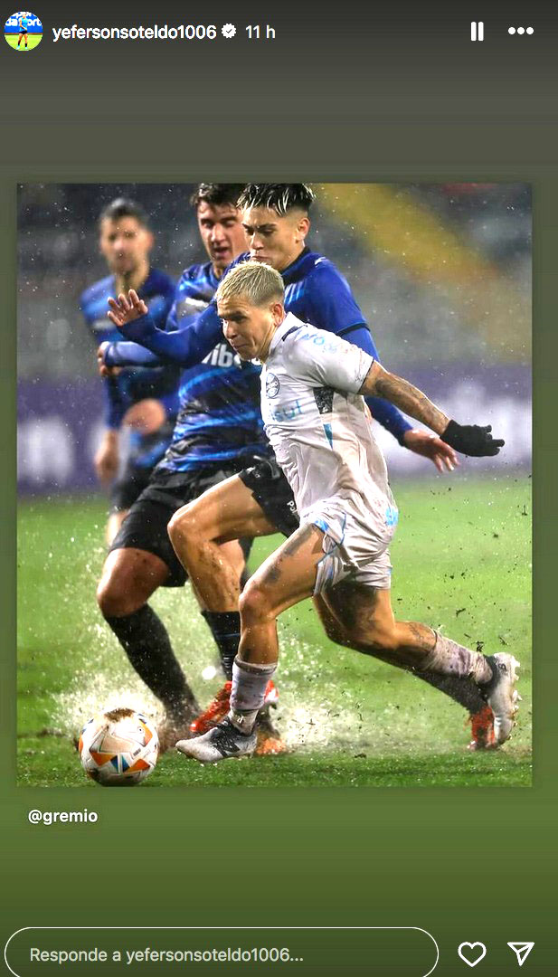 Gremio de Yeferson Soteldo clasifica a octavos de final de Copa Libertadores 2024
