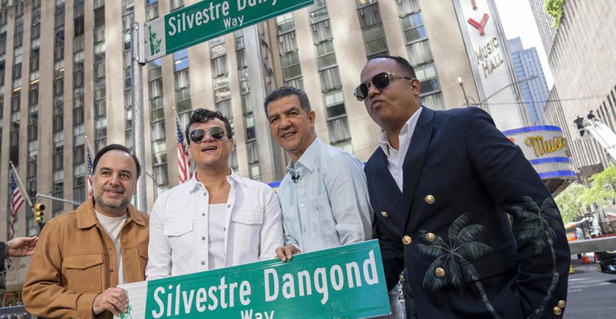 Inauguran la calle Silvestre Dangond Way en Nueva York