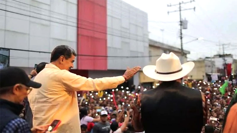 Maduro transitó vía San Fernando-Calabozo