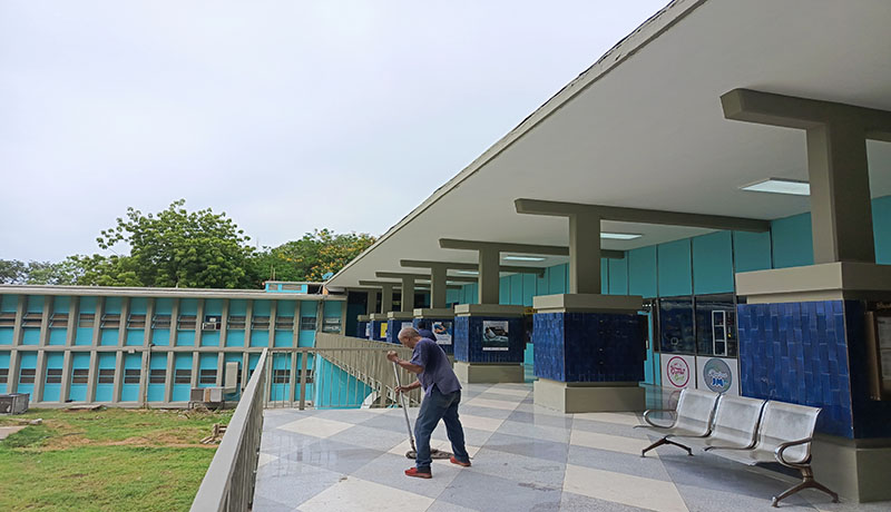 La rehabilitación del HUM avanza con pintura, acondicionamiento y un importante trabajo en el piso nueve donde funciona el área de nefrología.