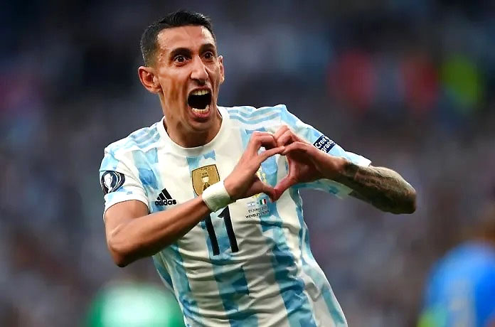 Ángel Di María se despidió 