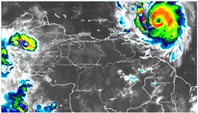 Beryl dejó dos fallecidos en Venezuela