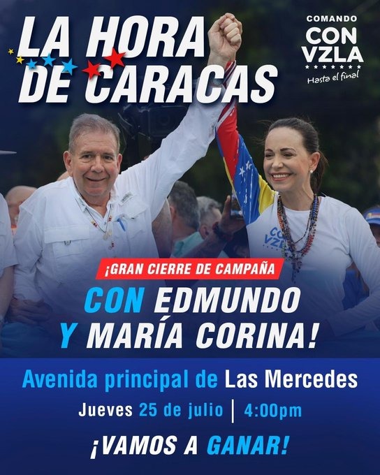 Comando con Venezuela cierre de campaña