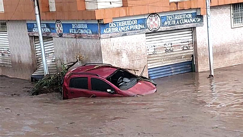 Impacto del huracán Beryl en las costas venezolanas