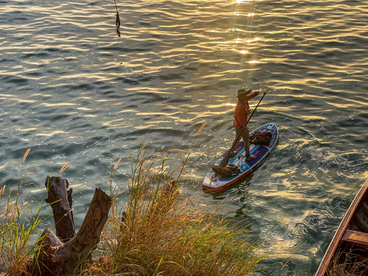 María Ferrer cruzó el Lago de Maracaibo