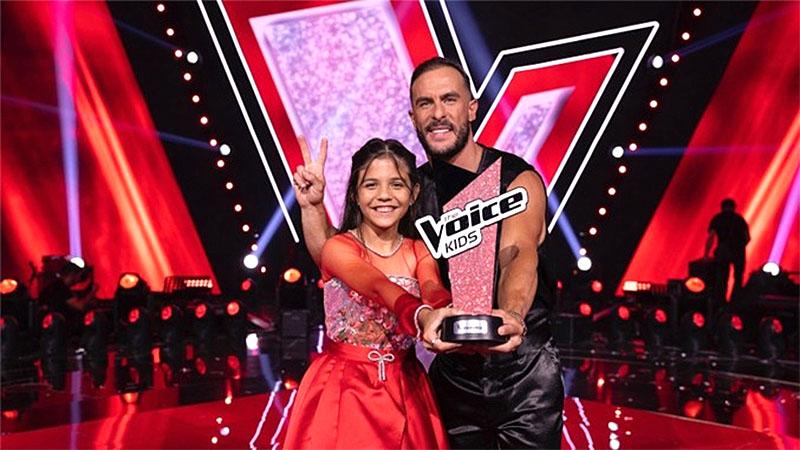 Niña migrante venezolana ganó La Voz Kids Portugal