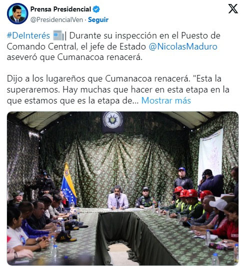 Proyecto Hugo Chávez Cumanacoa Renace