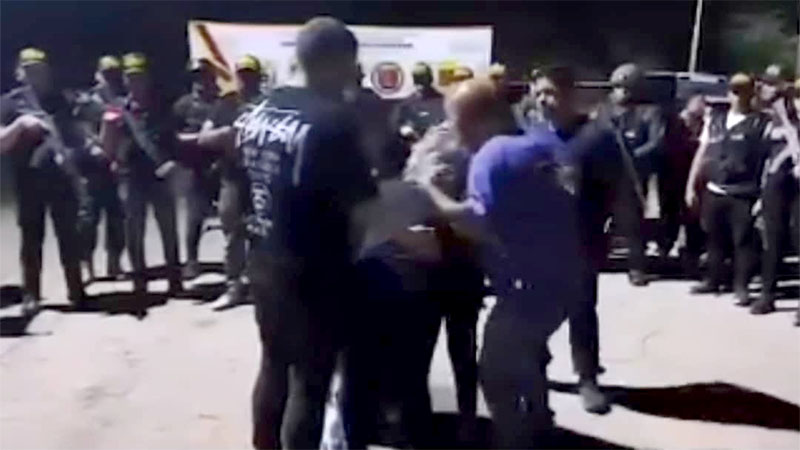 Así se reencontró Karelin Díaz con su familia