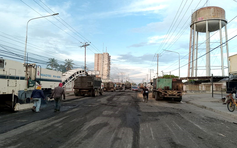  III fase Plan de asfaltado en la carretera H de Cabimas