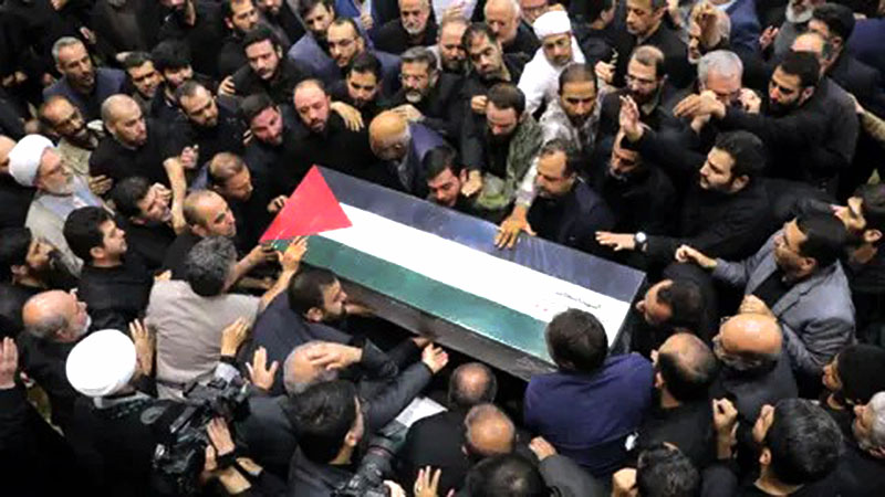 Miles de personas se congregan para el funeral de Haniyeh en Catar