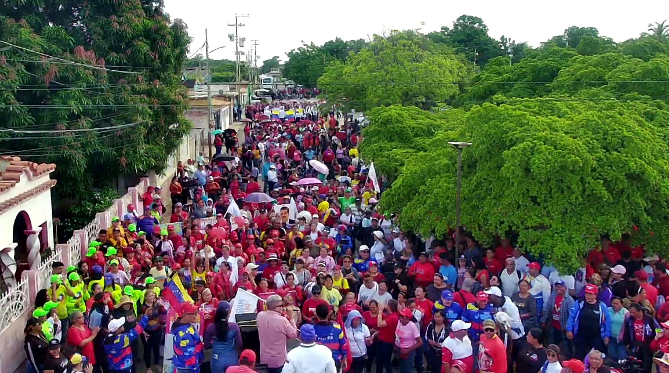 Miranda marchó en apoyo a Nicolás Maduro