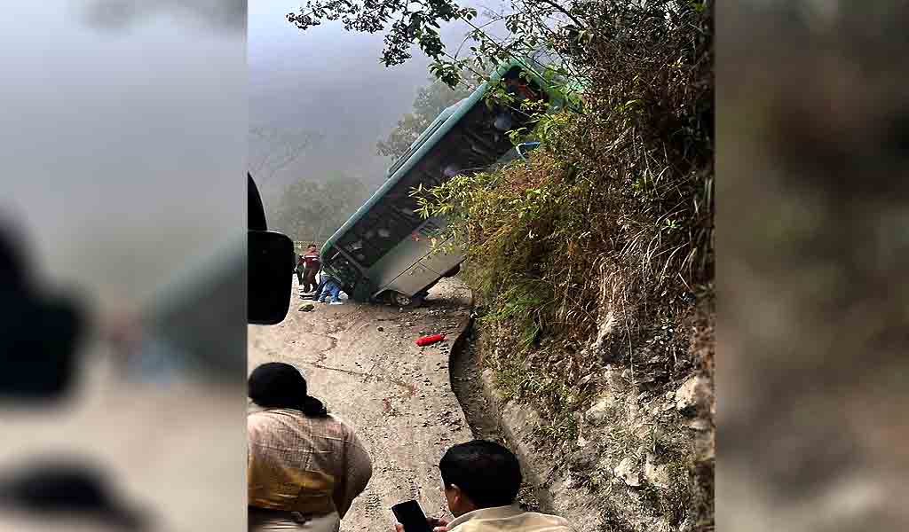 Autobús cayó por un barranco en Machu Picchu